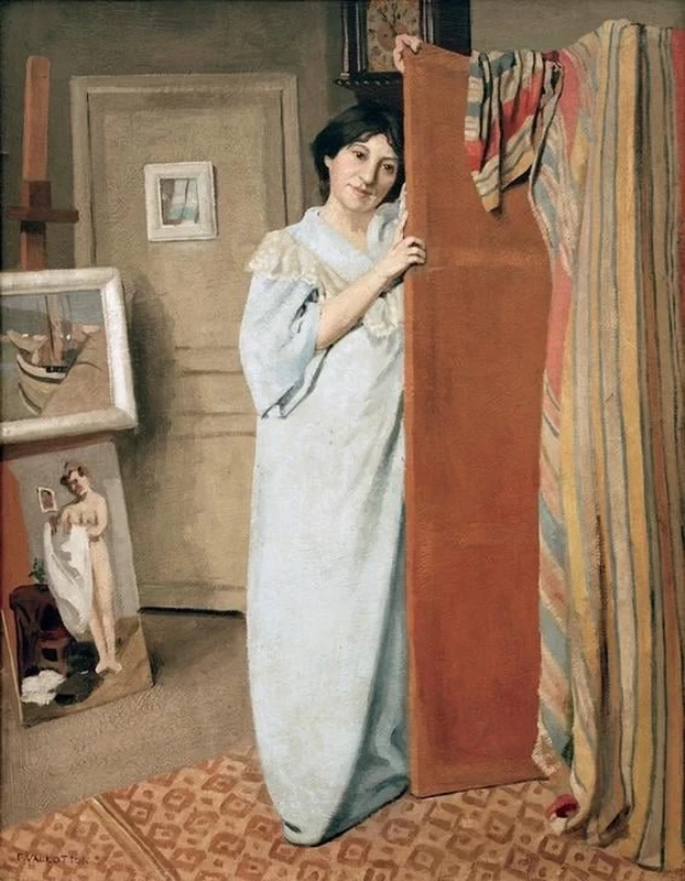 Interno dello studio con la moglie - Stuttgart, Staatsgalerie